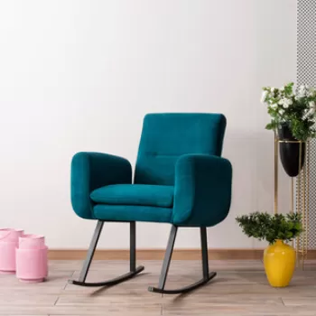 Balansoar, Futon, 859FTN1749, Metal, Verde petrol imagine