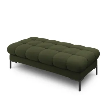 Bancheta 2 locuri, Mamaia, Micadoni Home, BL, 62x133x41 cm, tesatura tip twill, verde imagine