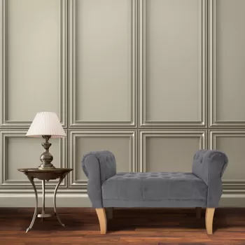 Bancheta, Bedora, Lemn/Catifea, Velvet Antracit imagine