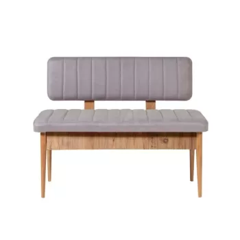 Bancheta cu spatar, Vina 0701-2, Vella, Soho, Atlantic, 110x40x85 cm imagine