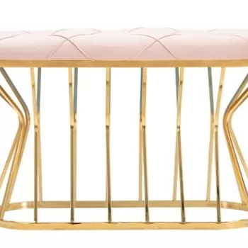 Bancheta Zig, Mauro Ferretti, 91x38x52 cm, fier, roz imagine