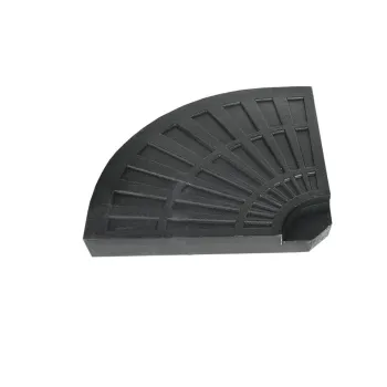 Baza pentru umbrela de gradina, Heinner, 12 kg, 46x46x4.5 cm, plastic/beton imagine