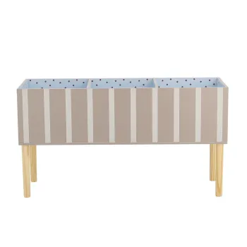 Biblioteca pentru copii, Bloomingville, Salam, 90x30x50 cm, FSC 100%, MDF/lemn de pin, maro/natural imagine