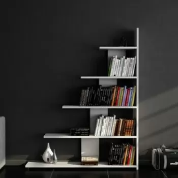 Biblioteca Reward, Moblert, 120x20x120 cm, alb imagine