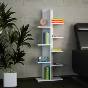 Biblioteca Tree, Woody Fashion, 45x22x121.8 cm, alb imagine