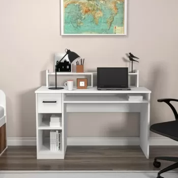 Birou, Arnetti, Eslem , 99.3x55x120 cm, PAL, Alb imagine