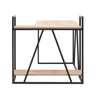 Birou, Arnetti, Lissa Kose, 140x90x85 cm, PAL, Safir / Negru imagine