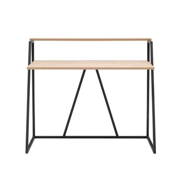 Birou, Arnetti, Lissa Rafli, 105x60x90 cm, PAL, Safir / Negru imagine