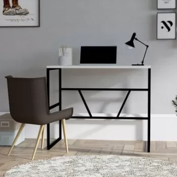 Birou, Asse Home, Monea , 90x60x74 cm, Alb imagine