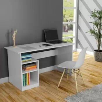 Birou Bahar, Elegance, 120x50x74 cm, alb imagine