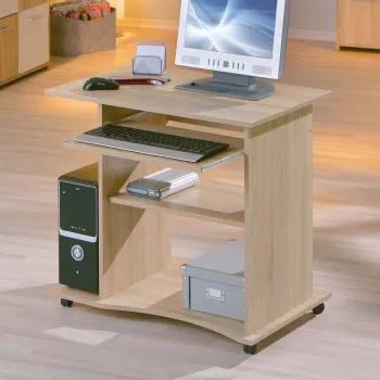 Birou Durini, Inter Link, 80x50x75 cm, lemn, sonoma imagine