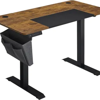 Birou electric cu inaltime ajustabila Vasagle, 120 x 60 x 72 - 120 cm, PAL/otel/material netesut imagine