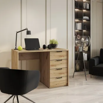 Birou ELTAP, Barold, 120x60x75 cm, PAL, stejar imagine