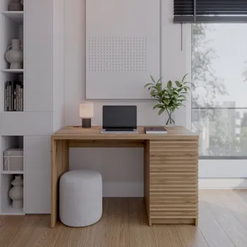 Birou ELTAP, Bisett, 140x60x75 cm, PAL, stejar imagine