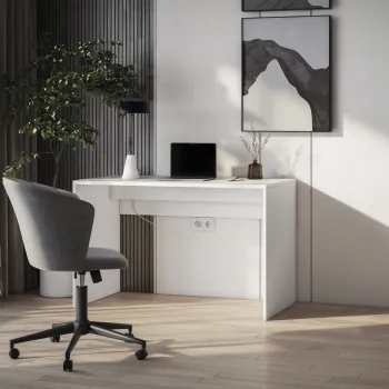 Birou ELTAP, Nevy, 140x60x75 cm, PAL/PVC, alb imagine