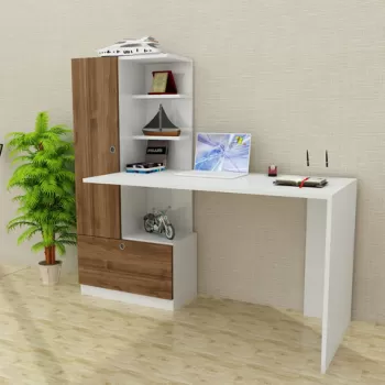 Birou, Furny Home, Merinos, Alb / Nuc imagine