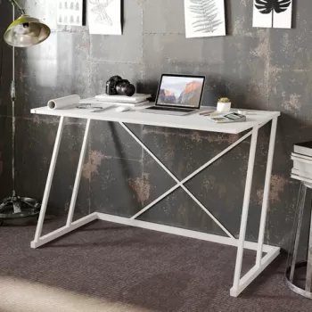 Birou, Hadley, Anemon, 120x75x75 cm, Alb imagine