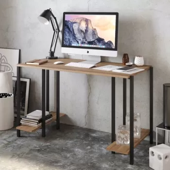 Birou, Hadley, Reader, 125x73.8x60 cm, Nuc negru imagine