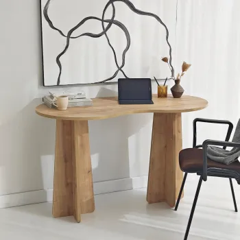 Birou, Hanah Home, Infini, 120x75x60 cm, Maro imagine