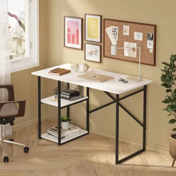 Birou, Hanah Home, Vienna, 120x76x60 cm, PAL, Alb imagine