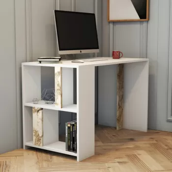 Birou, Hommy Craft, Lima, 120x75.4x60 cm, Alb imagine