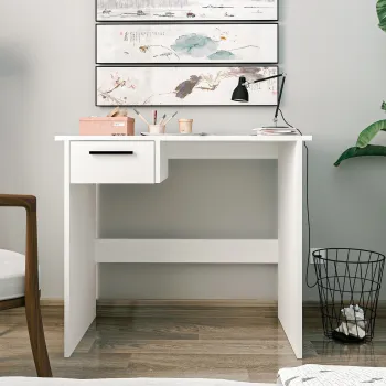 Birou, Inarch, Guney, 90x77.8x45 cm, PAL, Alb imagine