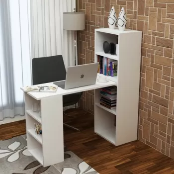 Birou Last, Decorotika, 120x40x123 cm, alb imagine