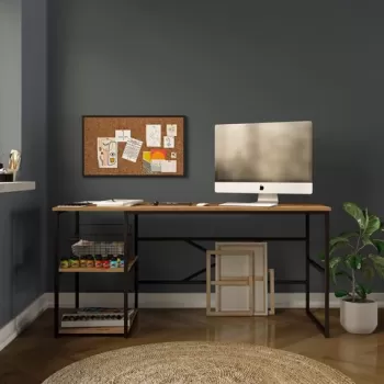 Birou, Locelso, VG28-A, 160x75x60 cm, Pinul Atlantic imagine