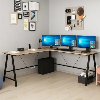 Birou, Minerva, Team L, 180x76x60 cm, PAL, Iata-l imagine