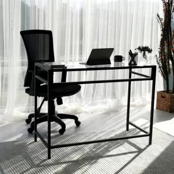 Birou, Neostill, Network Cal?sma Masas? / 100x45cm M100, 100x75x45 cm, Negru imagine