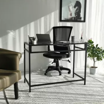 Birou, Neostill, Network Cal?sma Masas? / 100x45cm M100F, 100x75x45 cm, Negru / Fume imagine