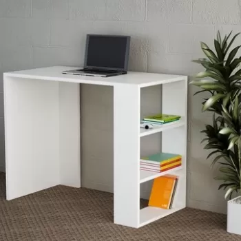 Birou Netenya, Furny Home, 90x40x74 cm, alb imagine