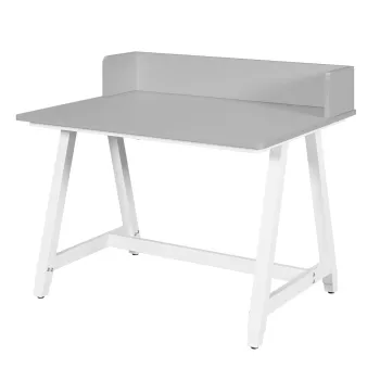 Birou pentru copii Emmelie, Inter Link, 80x60x85 cm, MDF, alb/albastru imagine