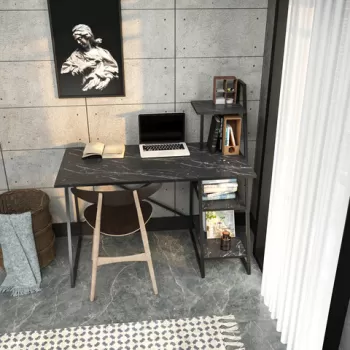 Birou, Retricy, Admira, 120x60x120 cm, PAL, Negru imagine