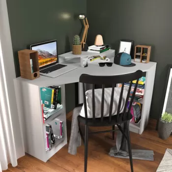 Birou, Retricy, Floating, 120x90x76.8 cm, PAL, Alb imagine