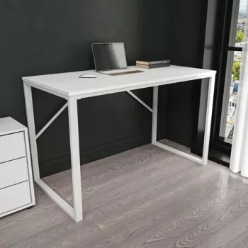 Birou, Retricy, Layton, 120x60x74 cm, PAL, Alb imagine