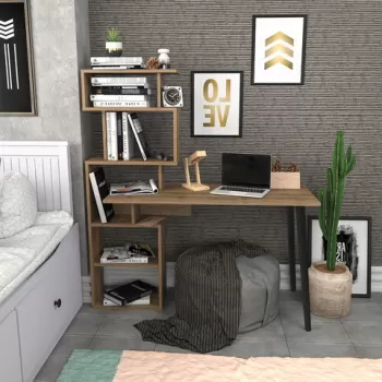 Birou, Retricy, Vina, 133x55x146.4 cm, PAL, Nuc imagine