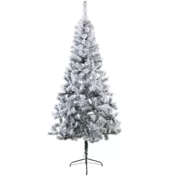 Brad de Craciun cu zapada artificiala Rovinj, Everlands, H150 cm, verde imagine