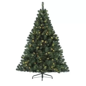 Brad de Craciun, Lumineo, 180 cm, 260 LED-uri, verde imagine