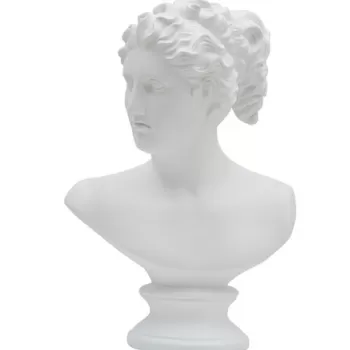 Bust decorativ, Roman Woman, Mauro Ferretti, 21.5x34 cm, polirasina, alb imagine