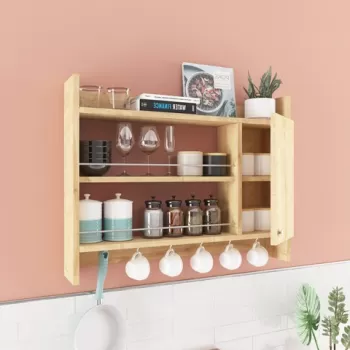 Cabinet bucatarie Knerr, Colman, 85x15x65 cm, natural imagine