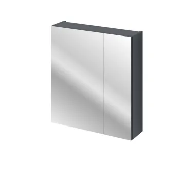 Cabinet cu oglinda si 2 usi, Santa Fe Deep Blue, Comad, 60x17x65 cm, MDF/PAL laminat, albastru indigo imagine