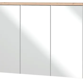 Cabinet cu oglinda si 3 usi, Bali White, Comad, 100x20x69 cm, PAL laminat, alb mat imagine