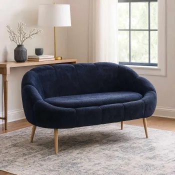 Canapea 2 locuri, Atelier del Sofa, 251BLS1111, PAL, Antracit imagine