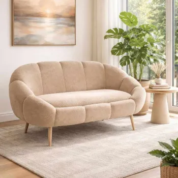 Canapea 2 locuri, Atelier del Sofa, 251BLS1112, PAL, Bej imagine