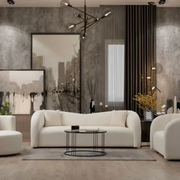 Canapea 2 locuri, Atelier del Sofa, 560ARE1867, Crem imagine