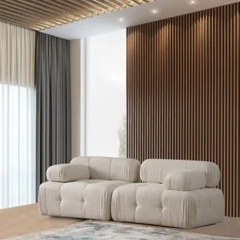 Canapea 2 locuri, Atelier del Sofa, 560ARE1903, Crem imagine