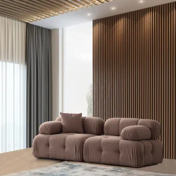 Canapea 2 locuri, Atelier del Sofa, 560ARE1905, Cappuccino imagine