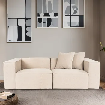 Canapea 2 locuri, Atelier del Sofa, 560ARE1930, Piersica imagine