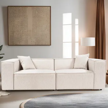 Canapea 2 locuri, Atelier del Sofa, 560ARE2138, Maro deschis imagine